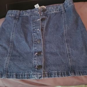 Forever 21 jean skirt